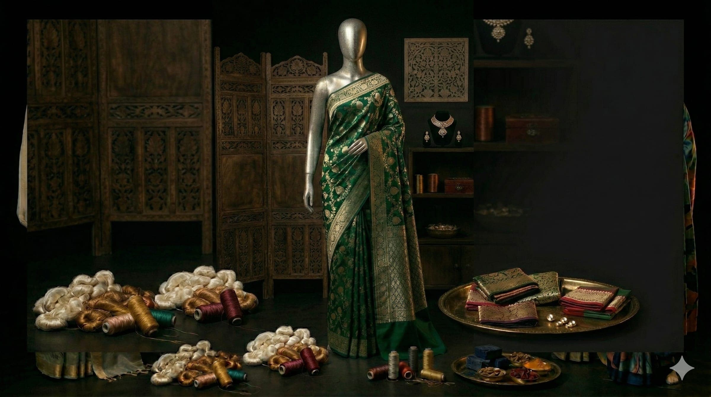 Handwoven Banarasi Silk Saree (Design 5)
